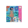 Collages motifs Tendance Wax - Djeco