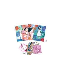 Collages motifs Tendance Wax - Djeco