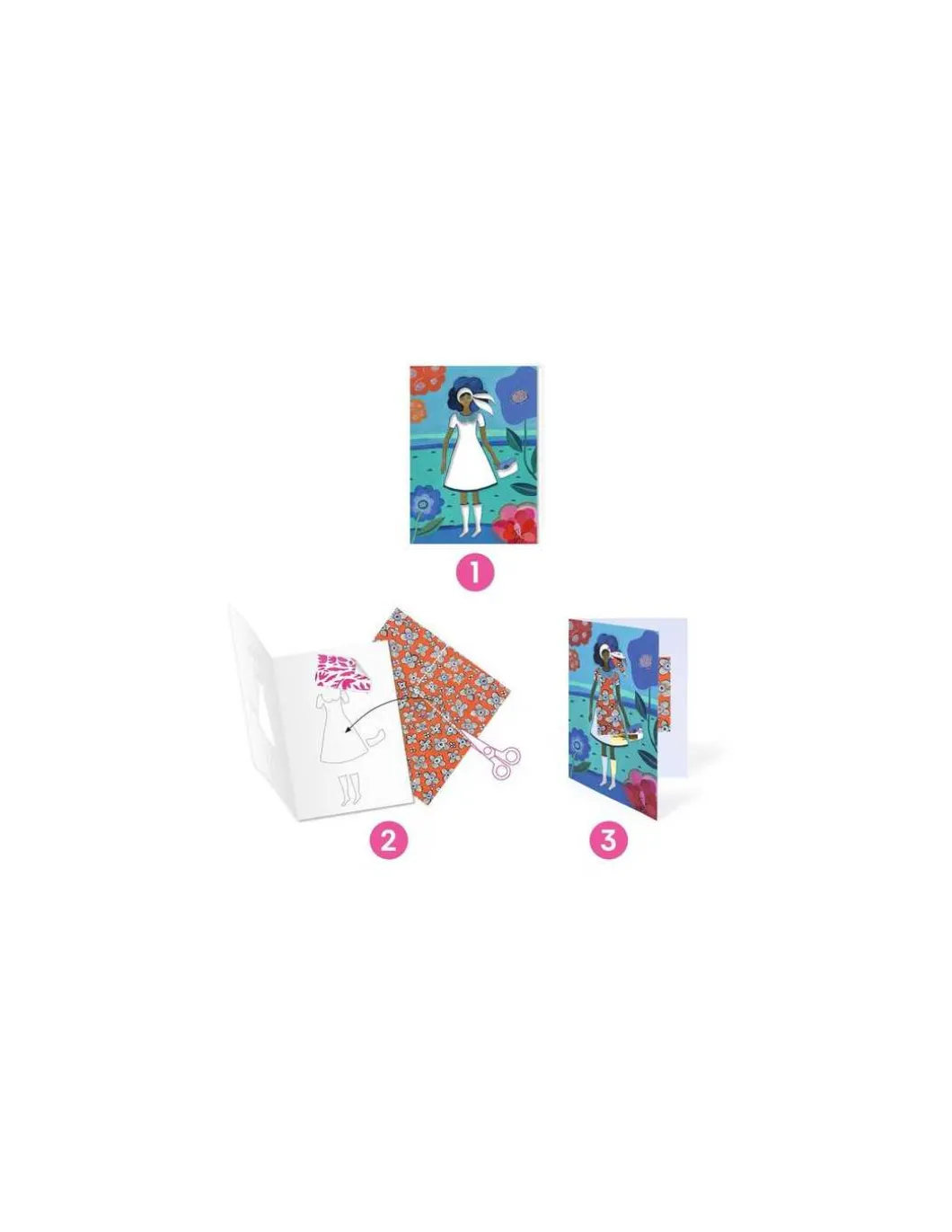 Collages motifs Tendance Wax - Djeco