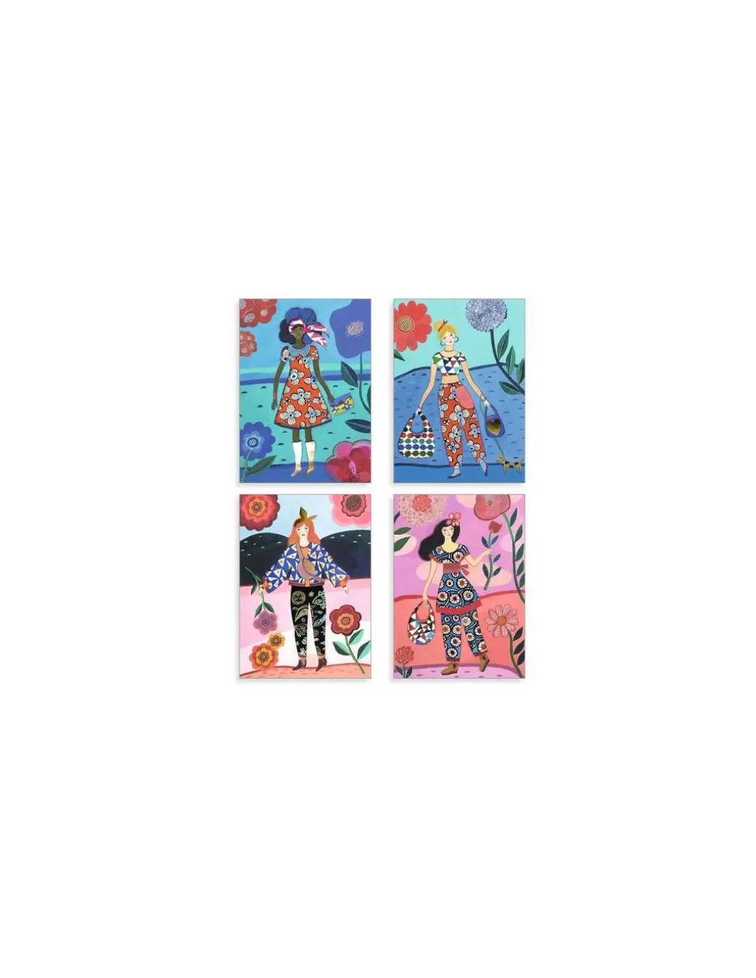 Collages motifs Tendance Wax - Djeco