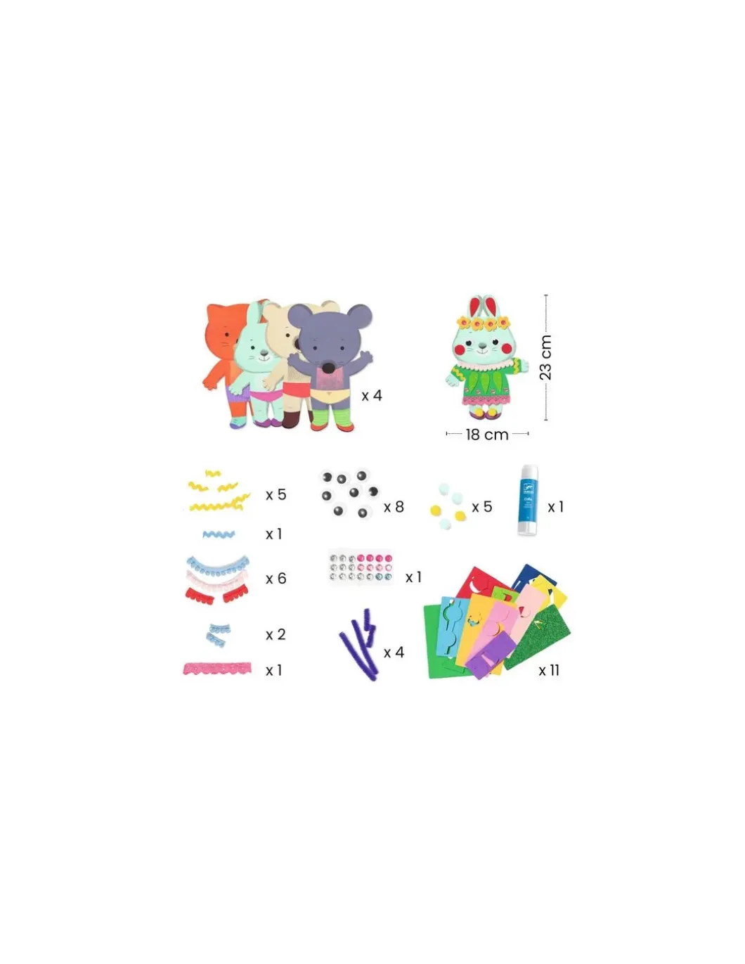 Collages pour les petits Petits choux - Djeco