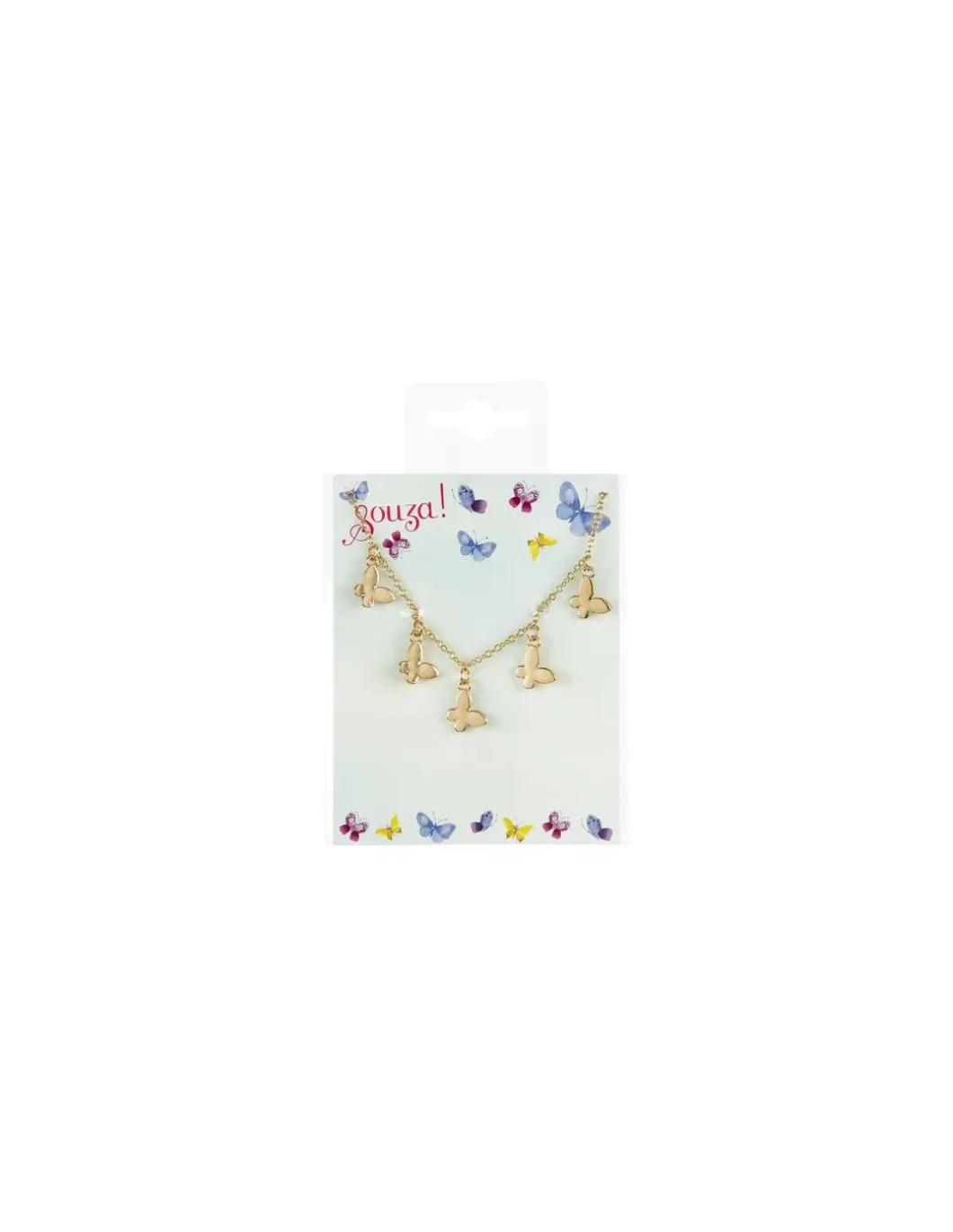 Collier Karen papillon doré - Souza
