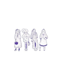Coloriage mode Zaho & ses amies Les Demoiselles - Djeco