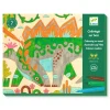 Coloriage sur bois Dino world - Djeco