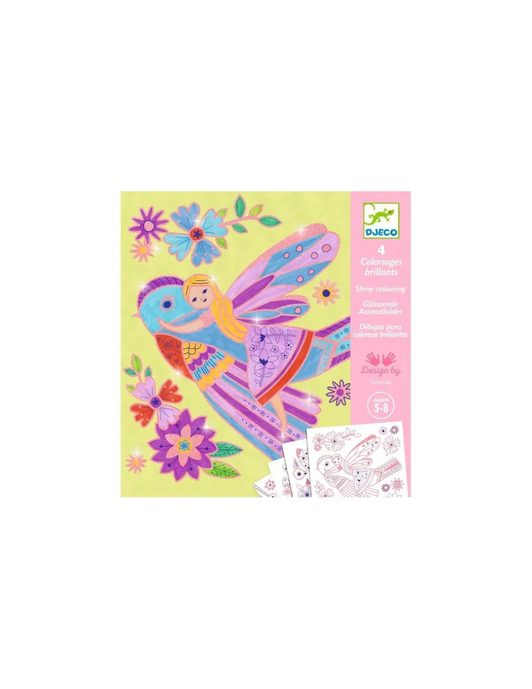 Coloriages brillants Petites ailes - Djeco
