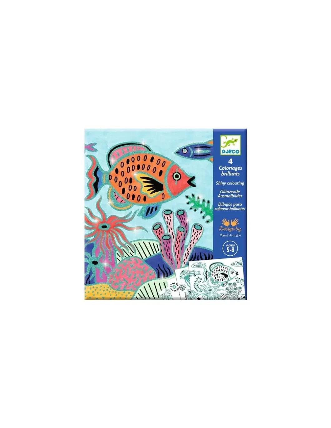 Coloriages brillants Sous la mer - Djeco