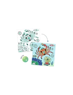 Coloriages brillants Sous la mer - Djeco