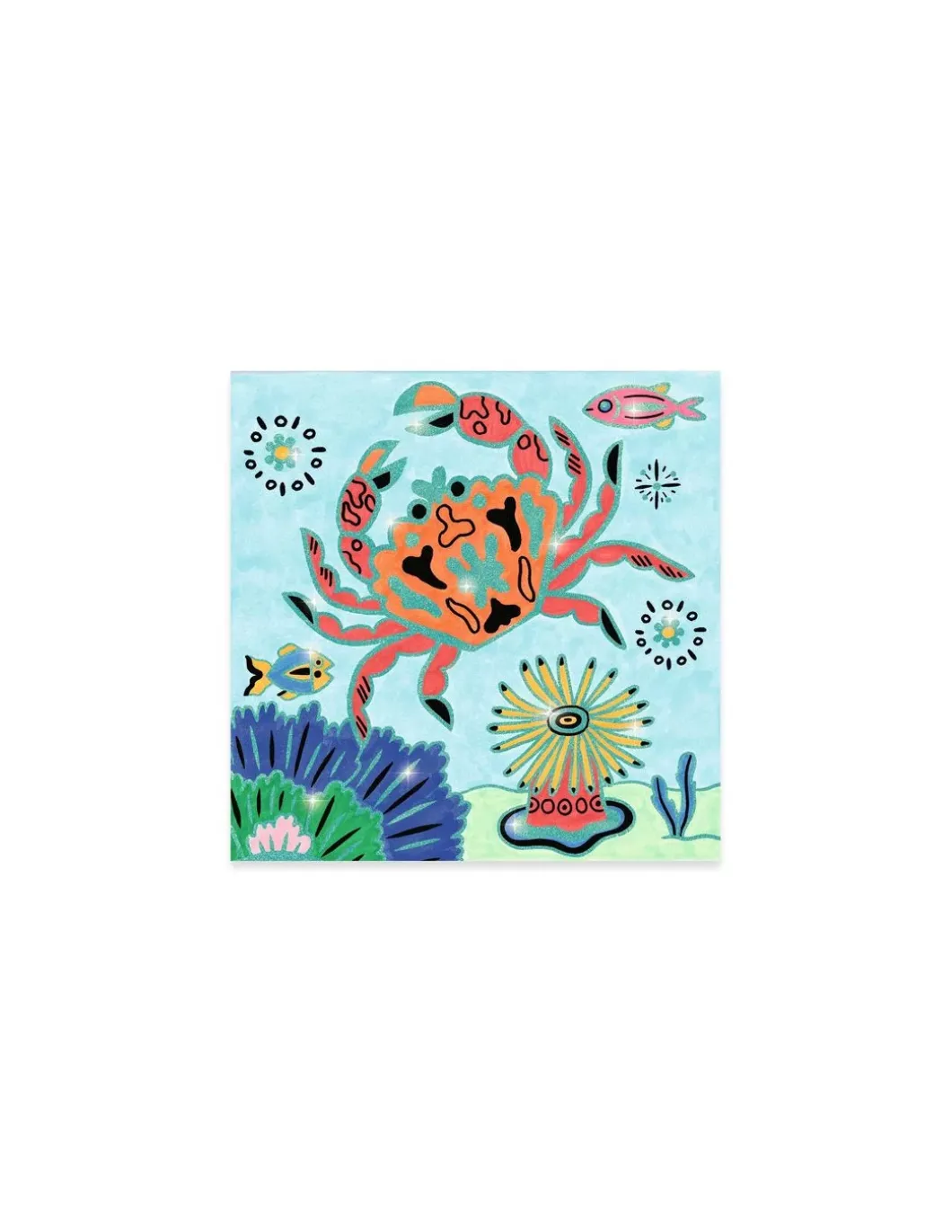 Coloriages brillants Sous la mer - Djeco