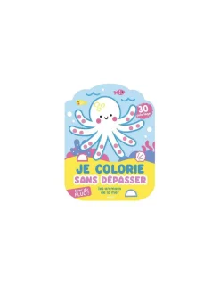 Coloriages fluos Animaux de la mer - Auzou