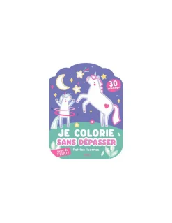 Coloriages fluos Petites licornes - Auzou