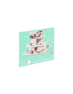 Colorie assemble et joue DIY Maison de poupées - Djeco