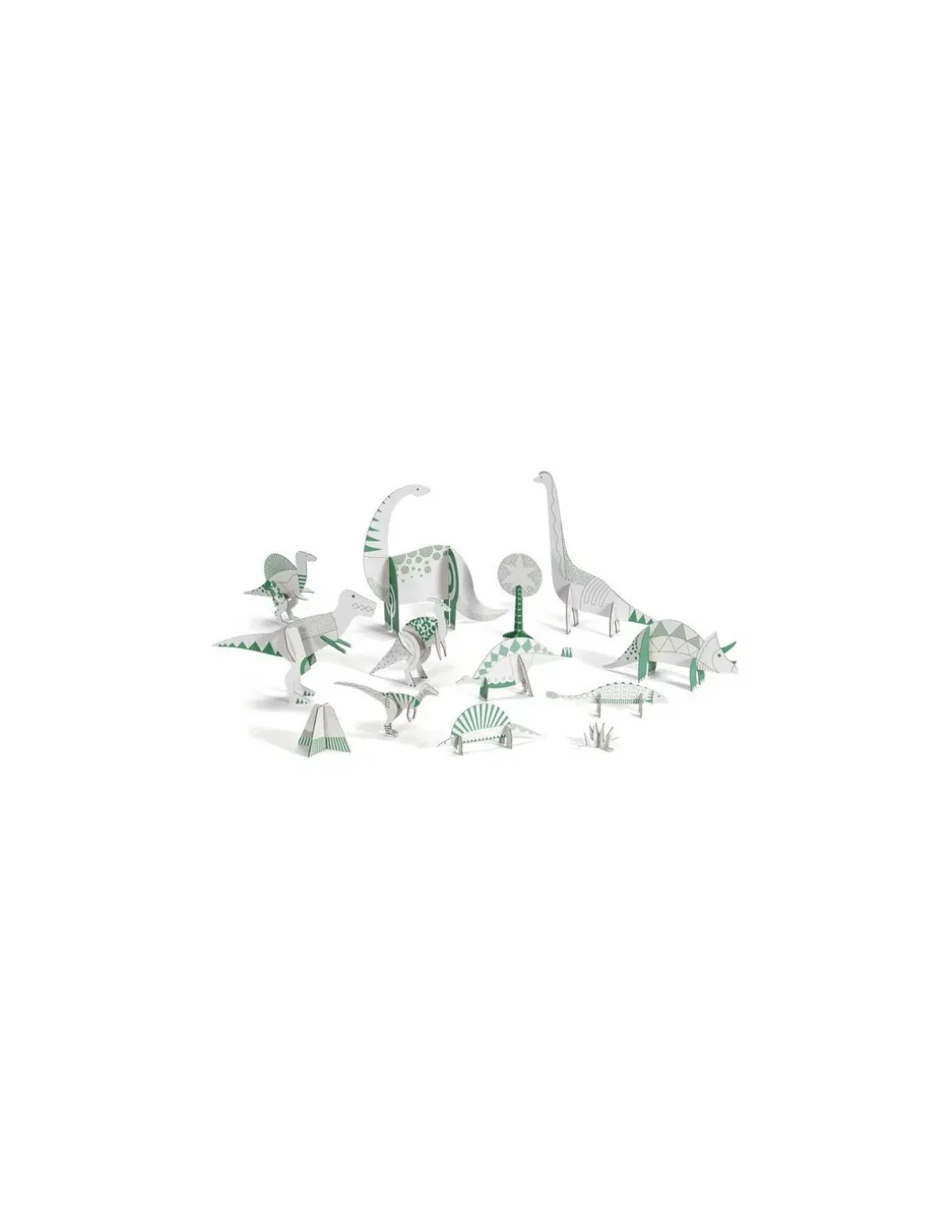 Colorie assemble et joue DIY Dinosaures - Djeco