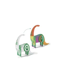 Colorie assemble et joue DIY Dinosaures - Djeco