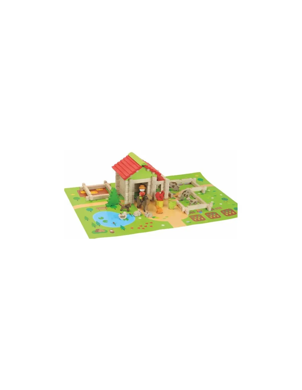 Construction ma première petite ferme 80 pièces - Jeujura