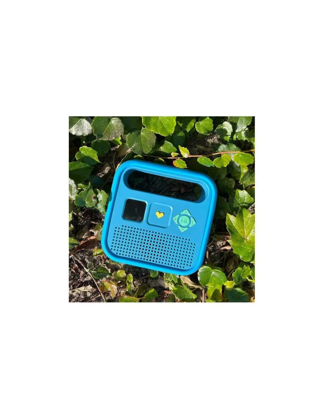 Coque de protection bleu azur pour enceinte Merlin