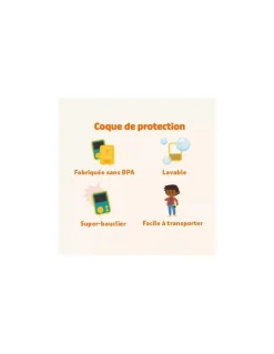 Coque de protection FLAM Verte - Lunii