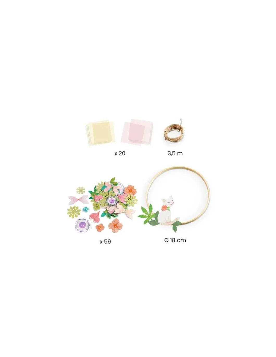 Couronne décorative à créer Dalia - Do It Yourself Djeco