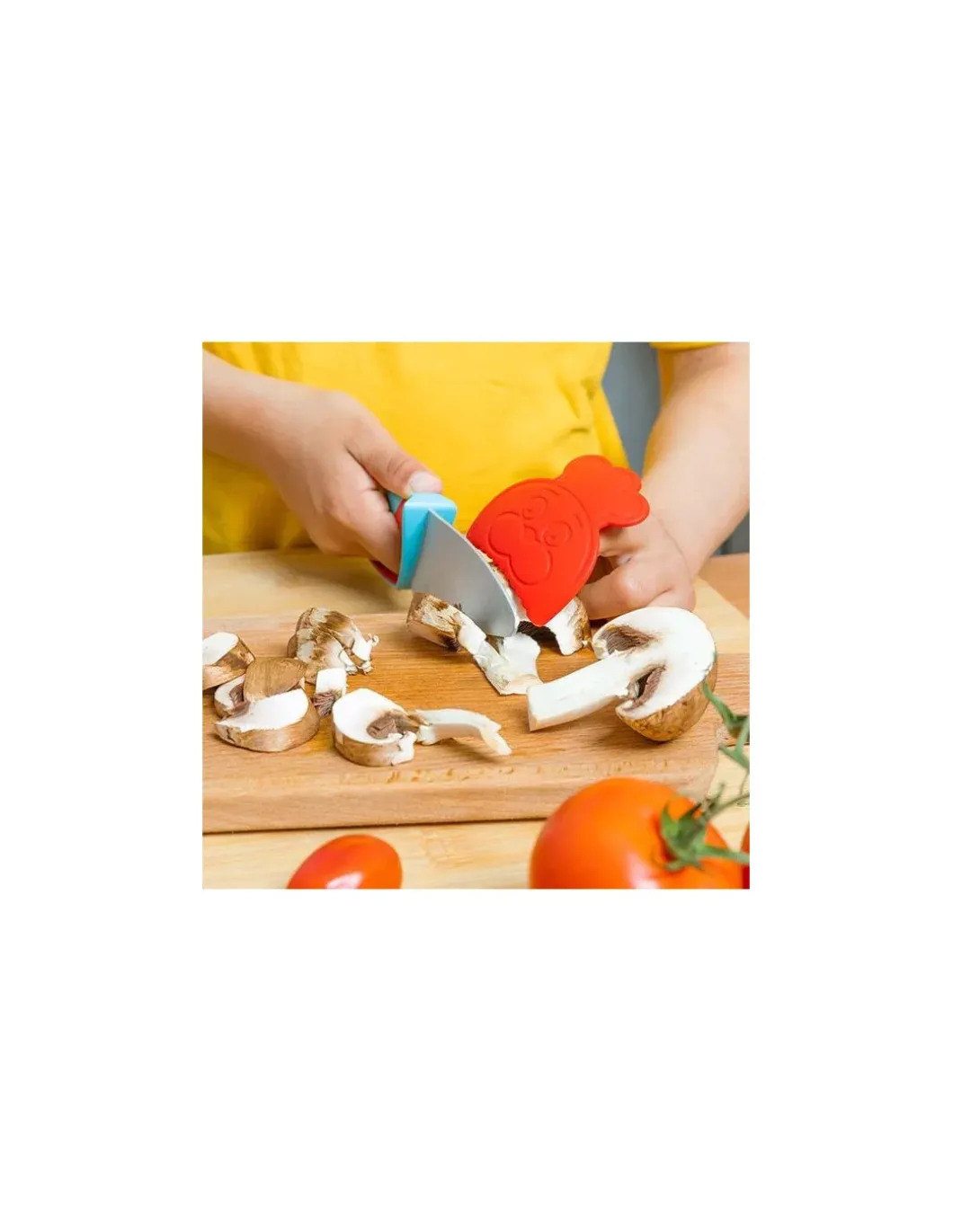 Couteau du chef bleu et rouge - Chefclub Kids