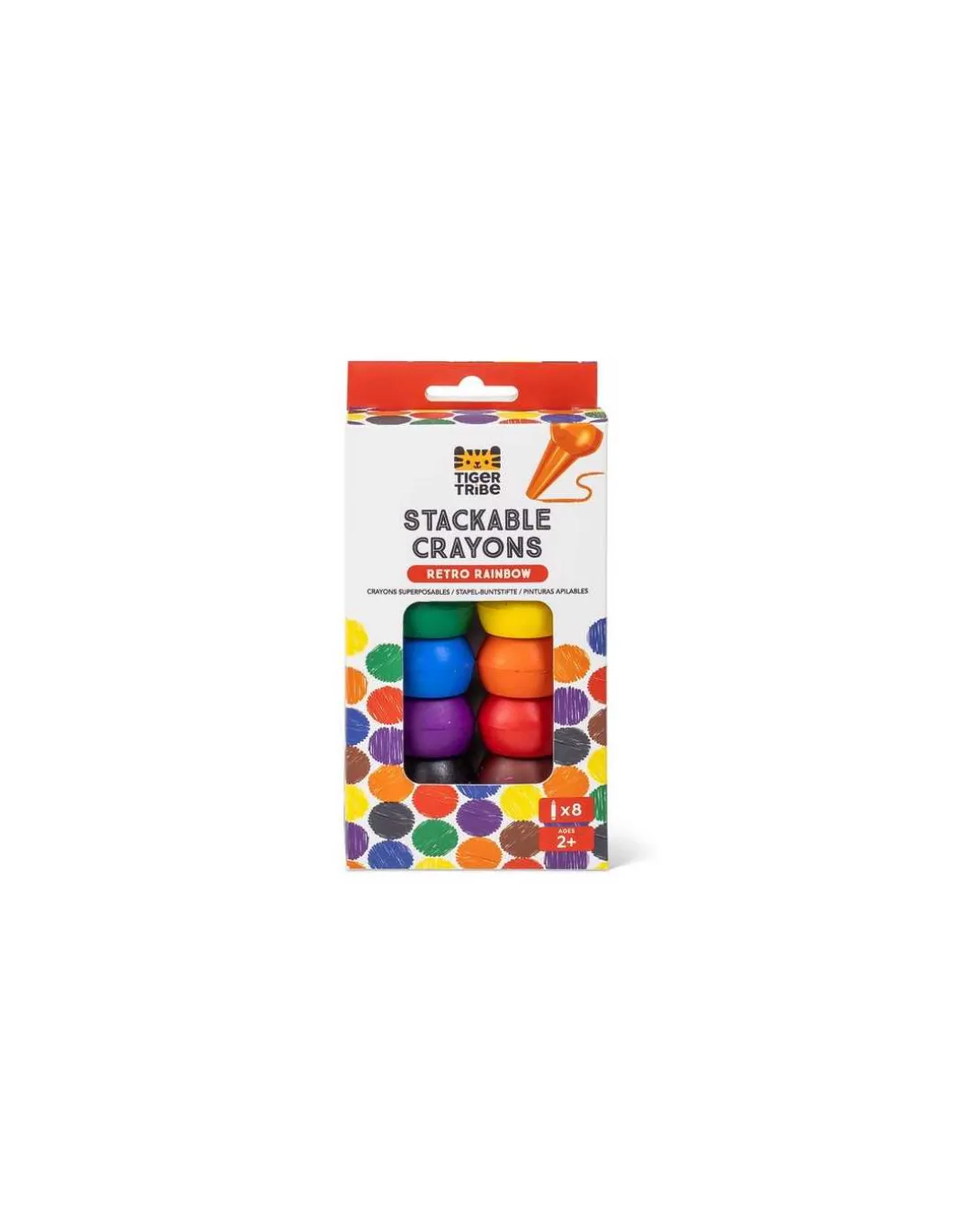 Crayons empilables Arc-en-ciel - Tiger Tribe