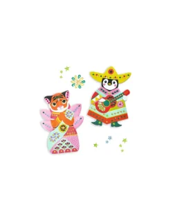 Créer avec des stickers Brillants - Djeco
