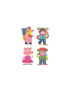 Créer avec des stickers Eclatants - Djeco