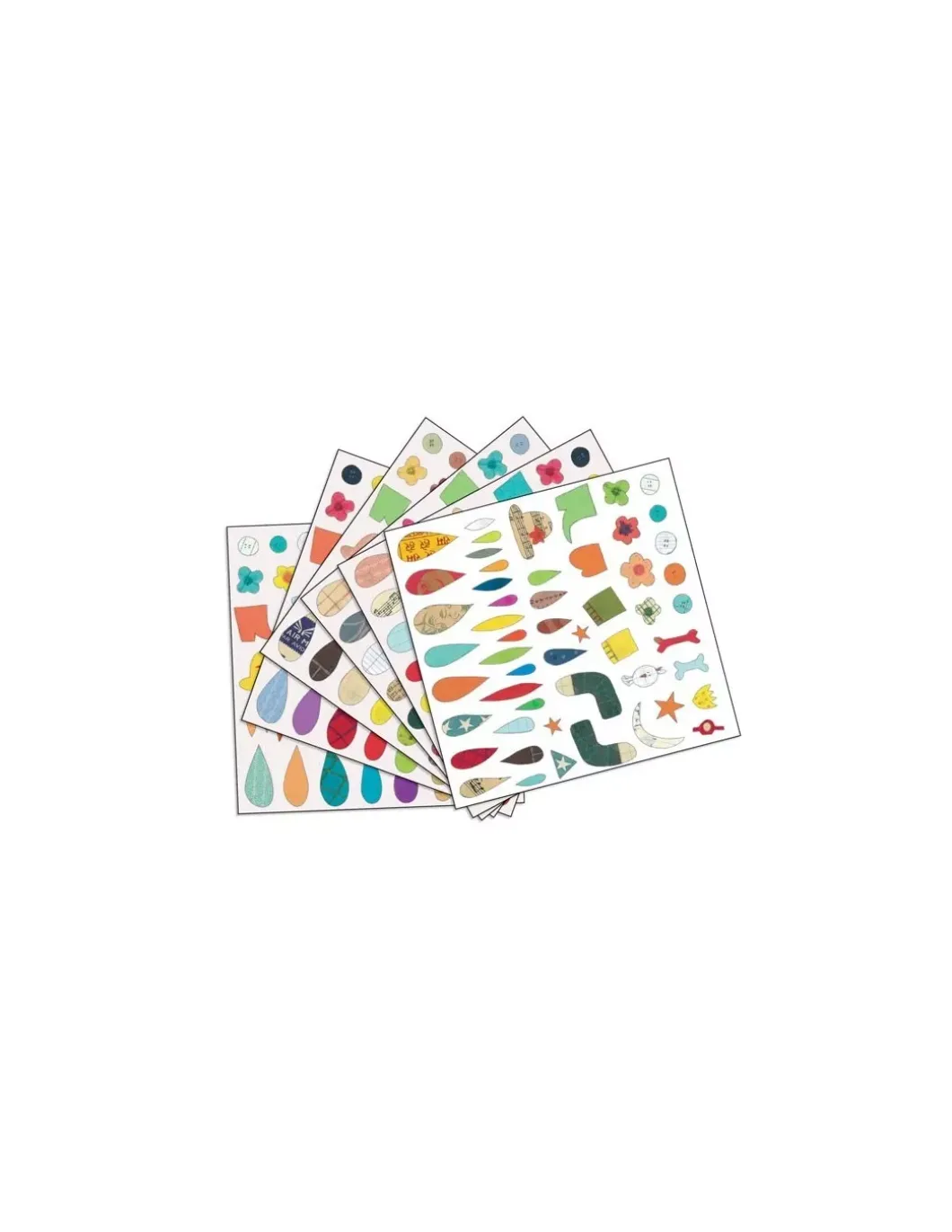 Créer des animaux avec des stickers - Djeco