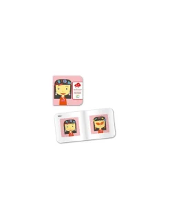 Créer des visages avec des stickers - Djeco
