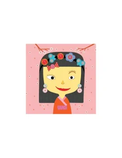 Créer des visages avec des stickers - Djeco