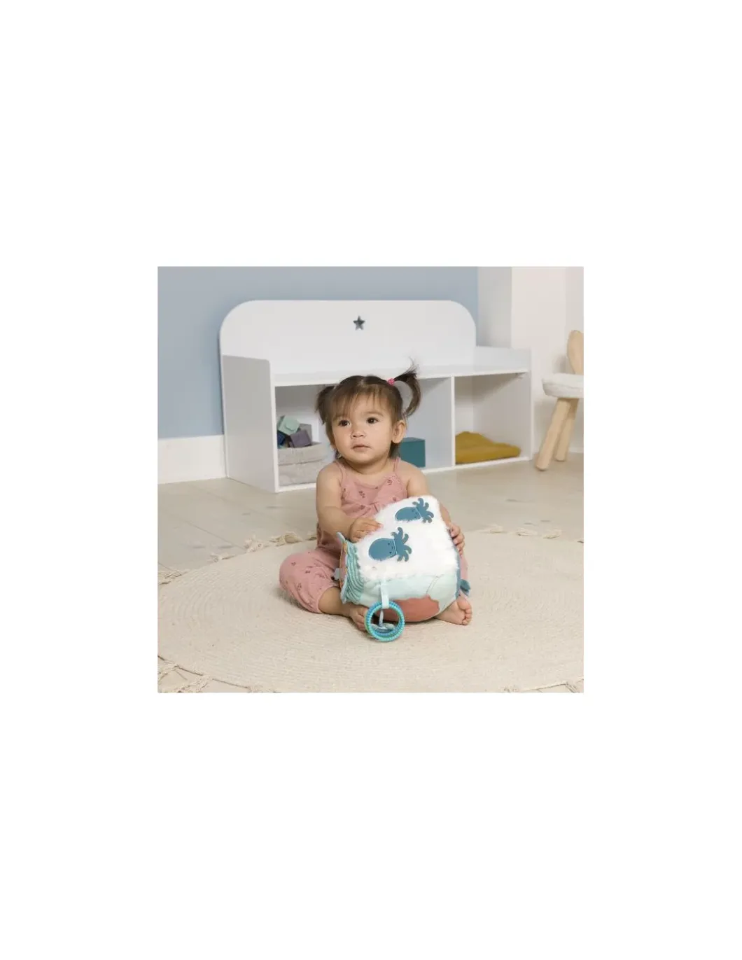 Cube d'activités en tissu Océan - Little Big Friends