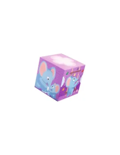 Cubes à empiler arc en ciel - Djeco