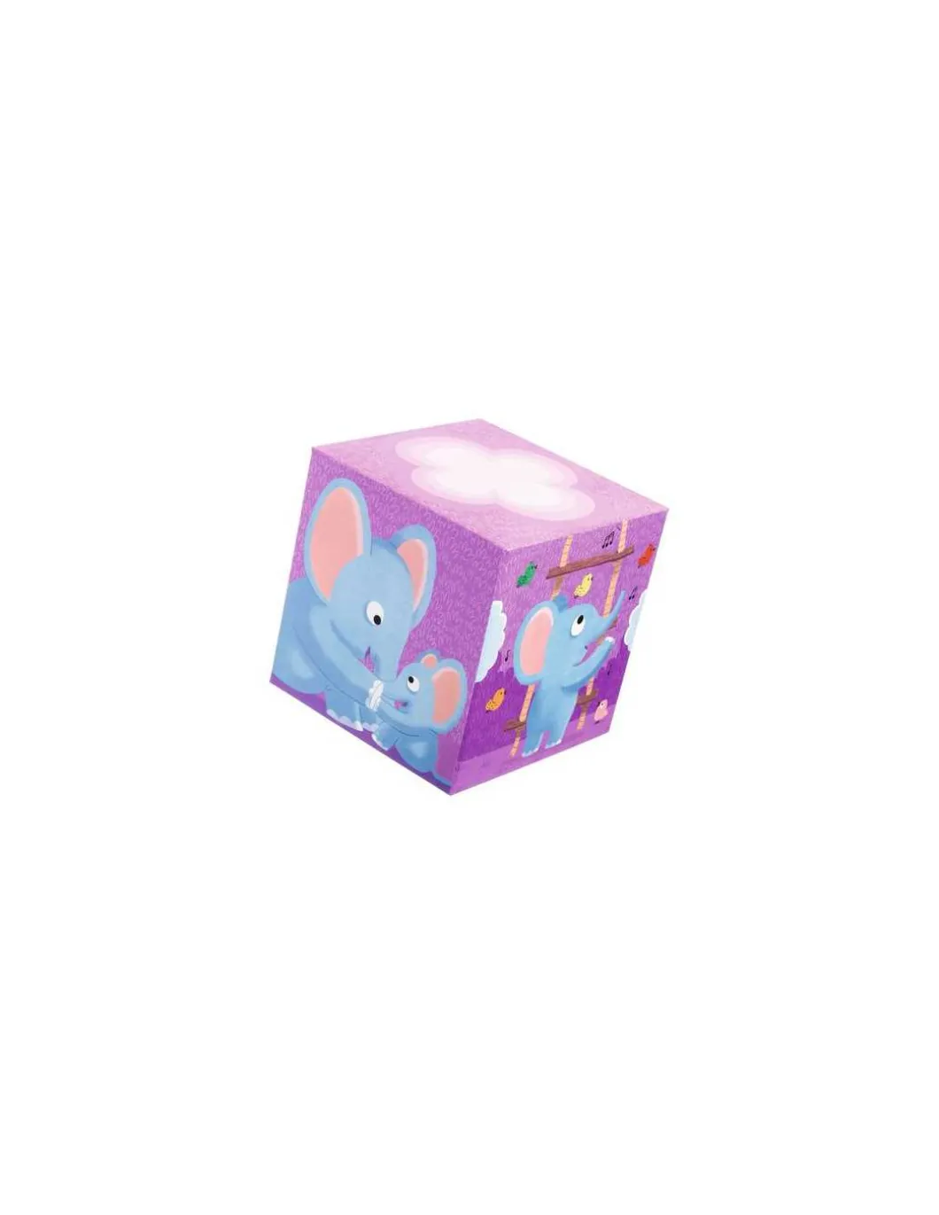 Cubes à empiler arc en ciel - Djeco