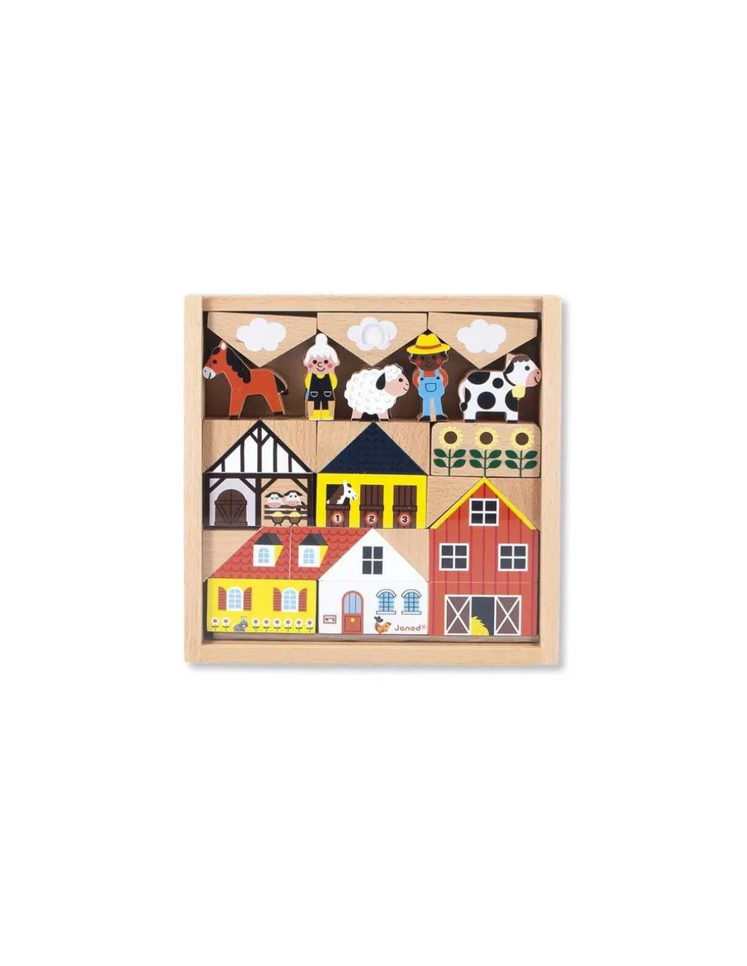 Cubes Campagne Cross Roads - Janod