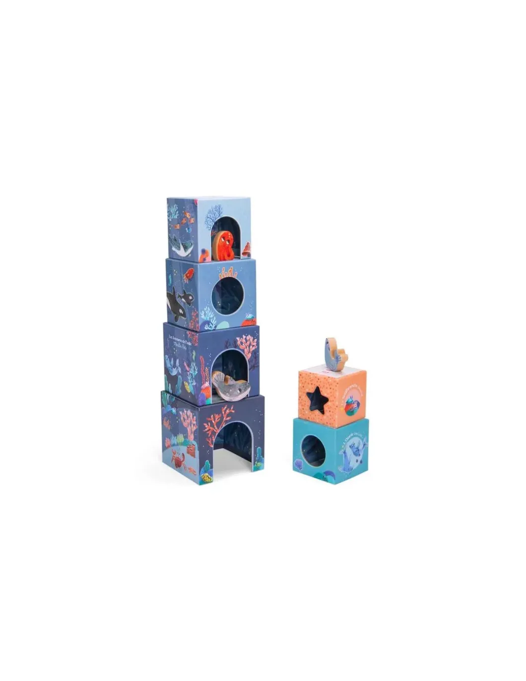 Cubes empilables Les aventures de Paulie - Moulin Roty