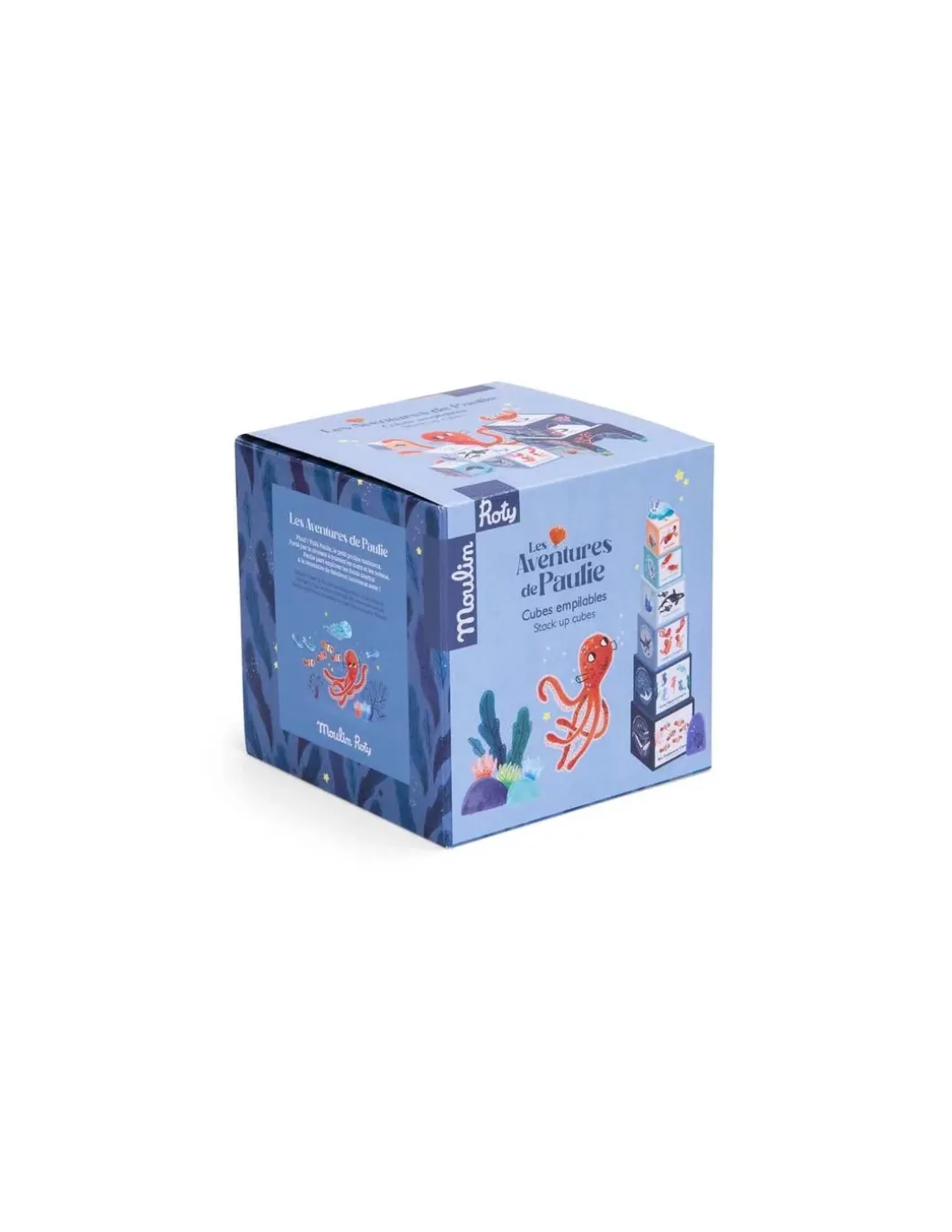 Cubes empilables Les aventures de Paulie - Moulin Roty