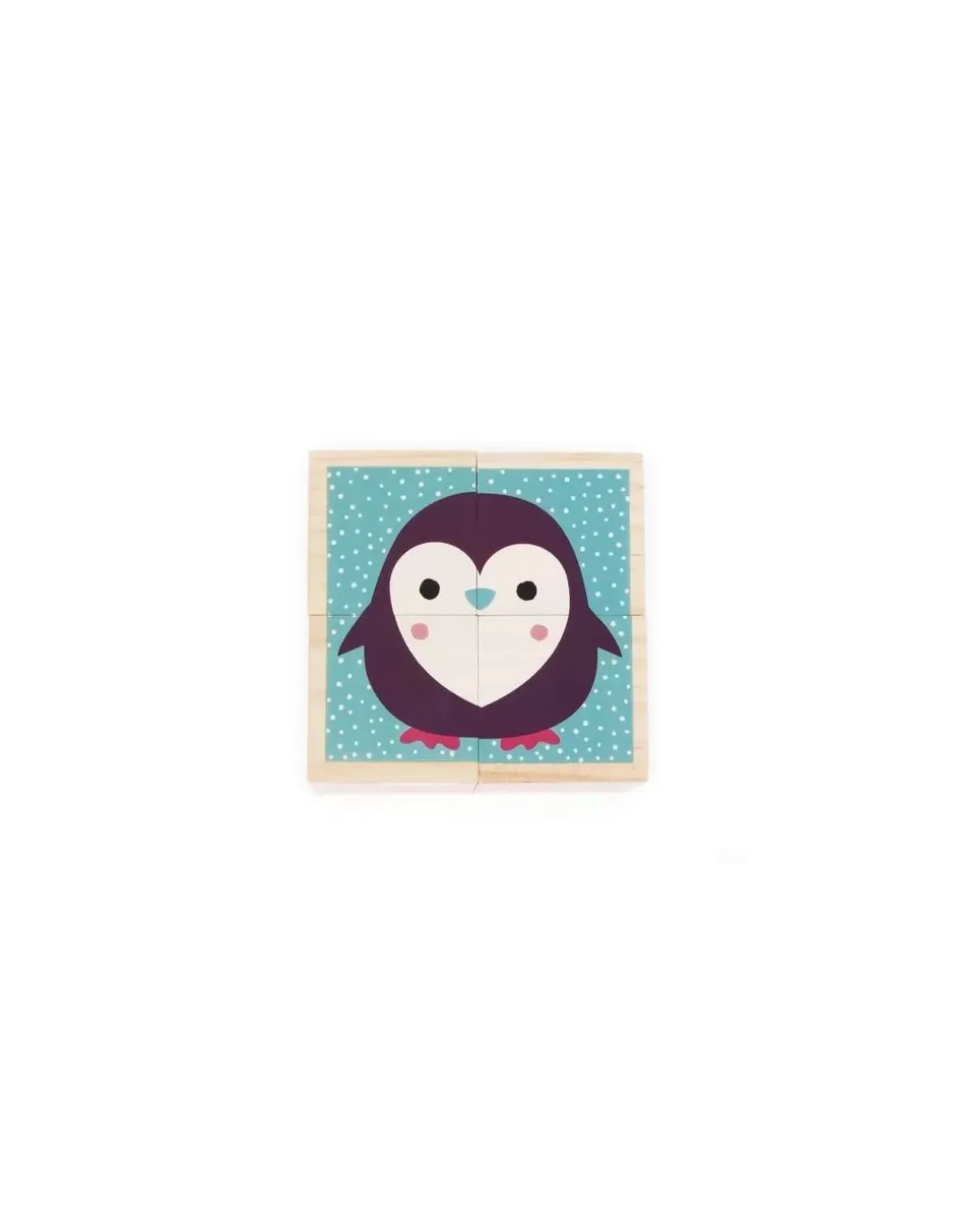 Cubes en bois bébés animaux - Janod