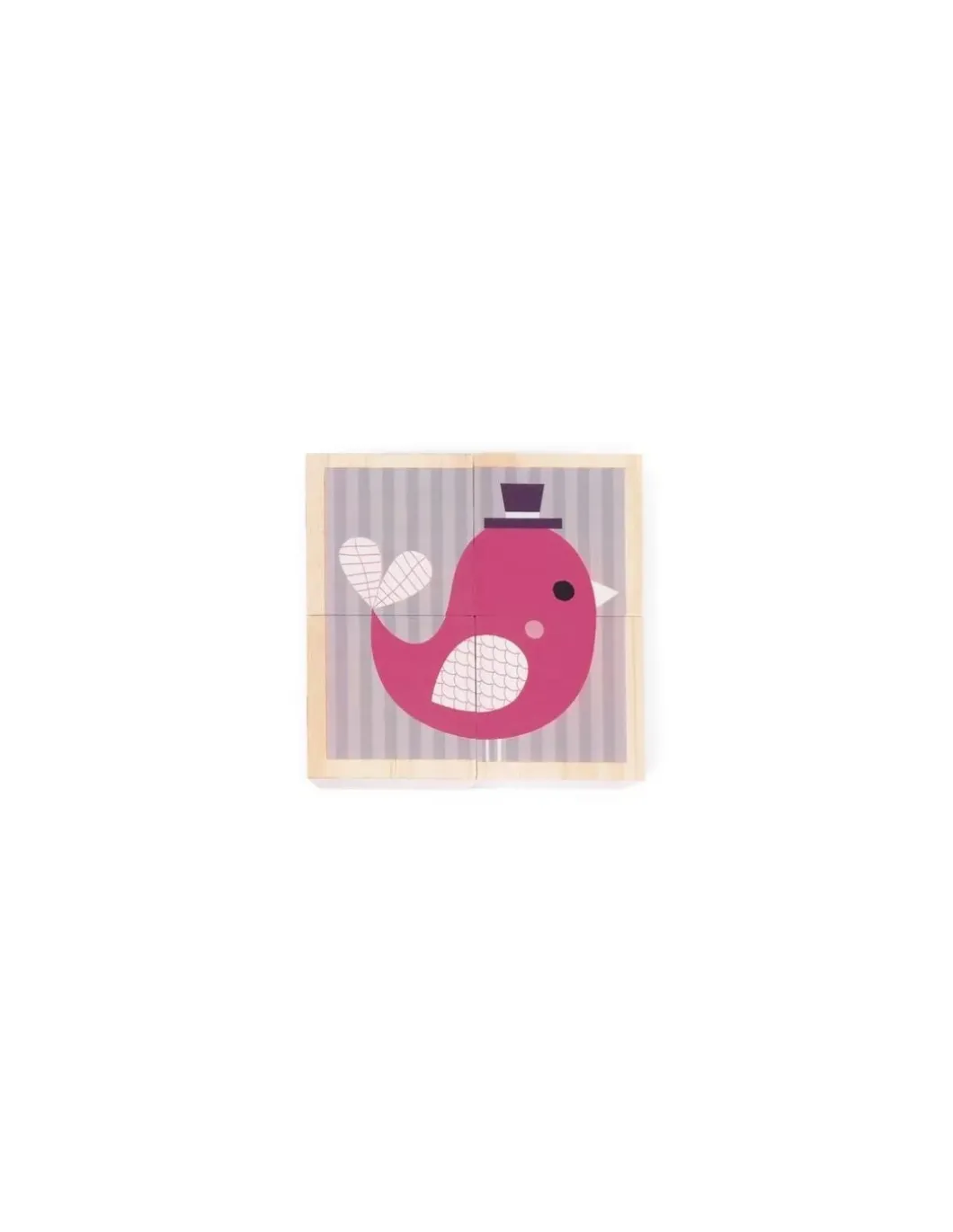 Cubes en bois bébés animaux - Janod