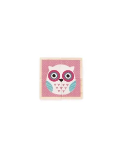 Cubes en bois bébés animaux - Janod