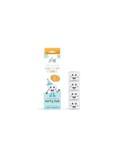 Cubes lumineux blancs Party Pal - Glo Pals