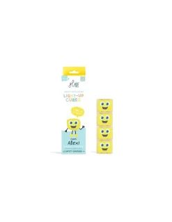 Cubes lumineux jaunes Alex - Glo Pals