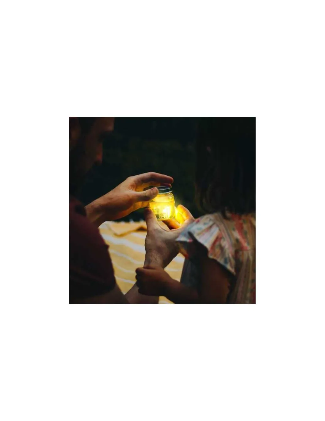 Cubes lumineux jaunes Alex - Glo Pals