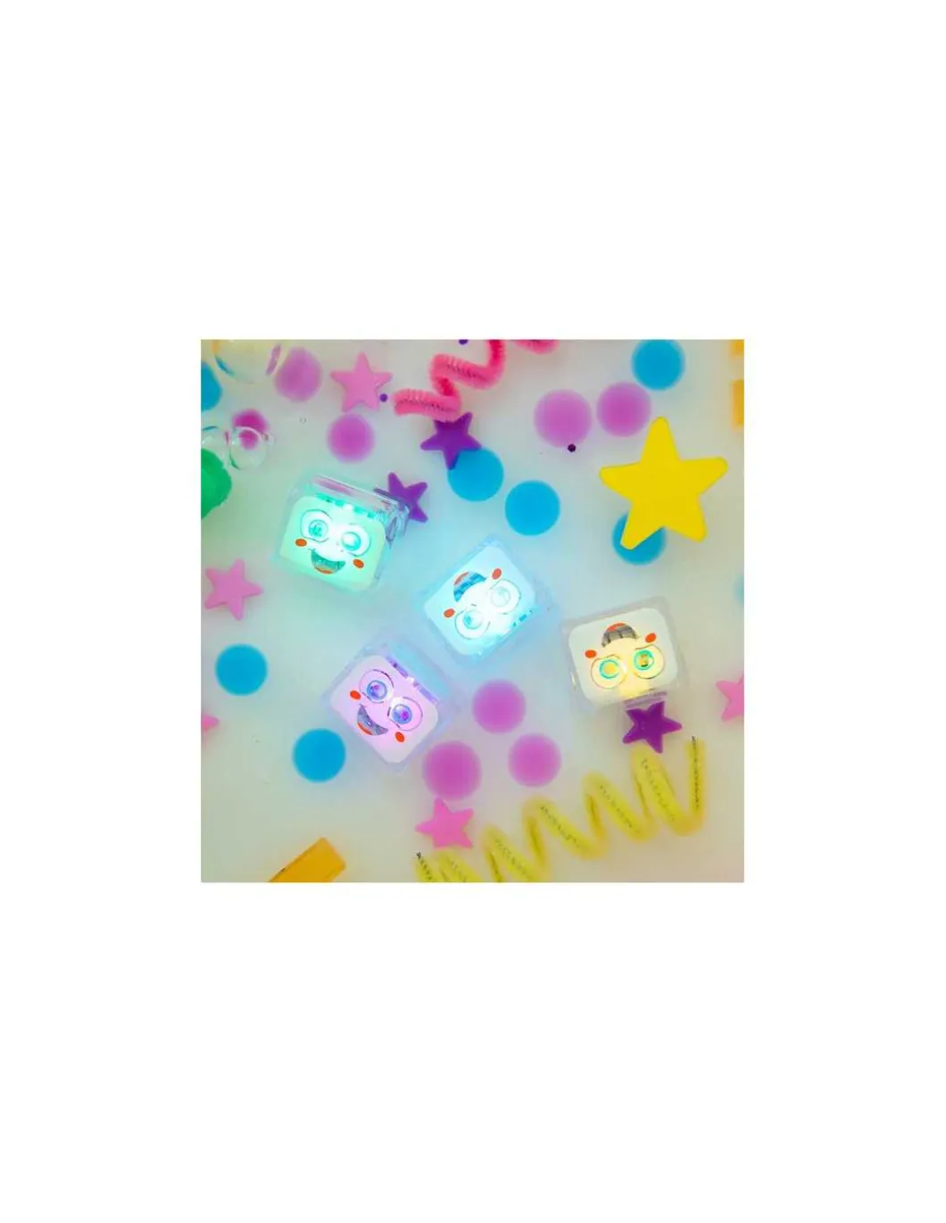 Cubes lumineux jaunes Alex - Glo Pals