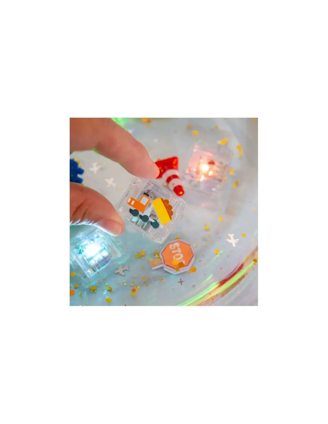 Cubes lumineux Véhicules - Glo Pals