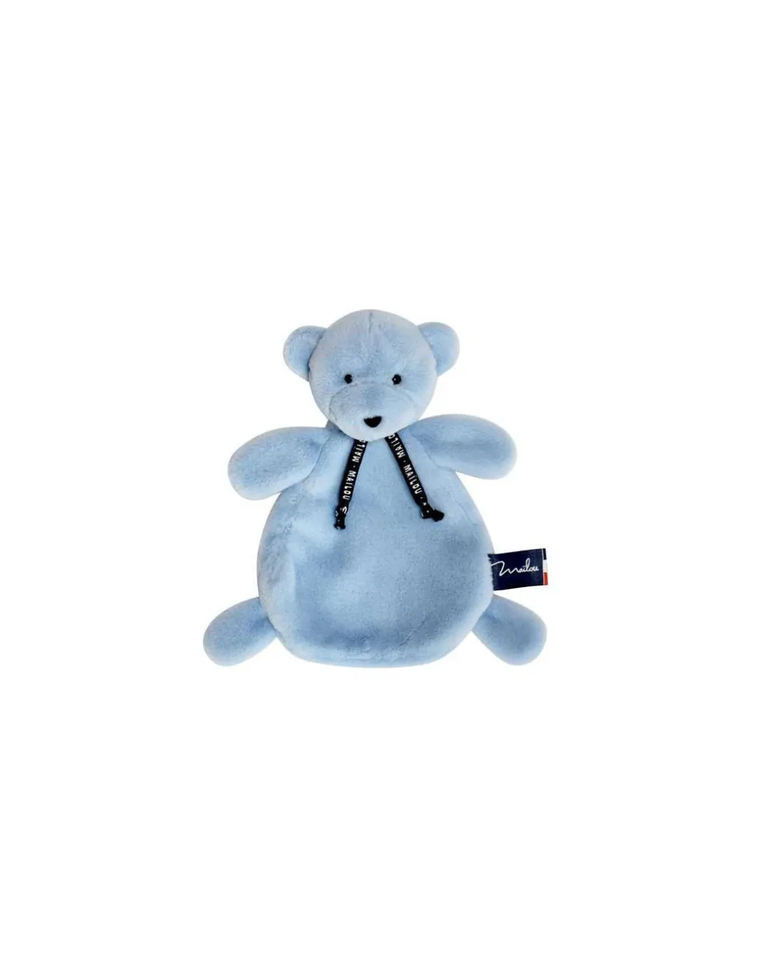 Doudou bleu ours Dorlotin - Maïlou Tradition