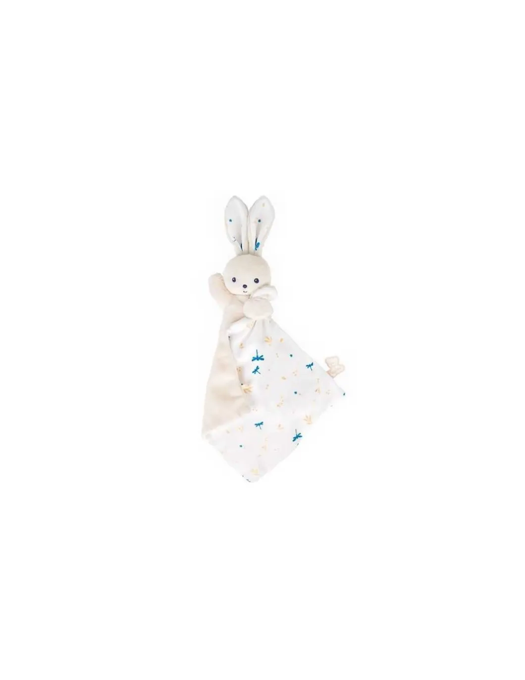 Doudou lapin Blanc délicat Carré Douceur - Kaloo