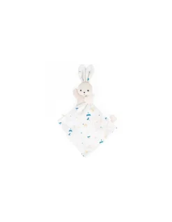 Doudou lapin Blanc délicat Carré Douceur - Kaloo