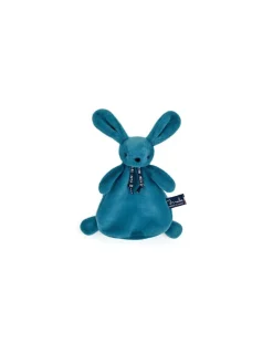 Doudou lapin bleu minéral Dorlotin - Maïlou Tradition