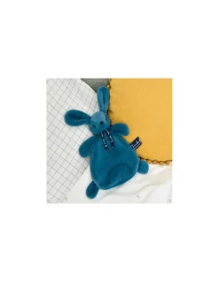 Doudou lapin bleu minéral Dorlotin - Maïlou Tradition