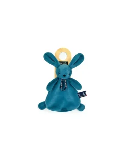 Doudou lapin bleu minéral Dorlotin - Maïlou Tradition