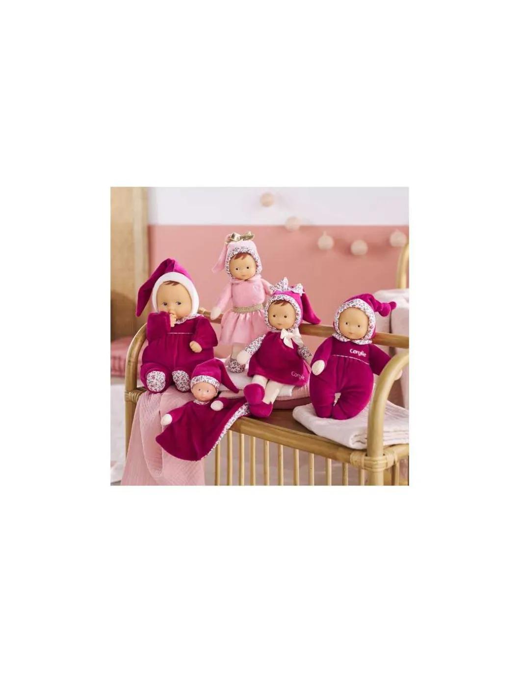 Doudou Miss Ballerine Rose Grenadine - Corolle