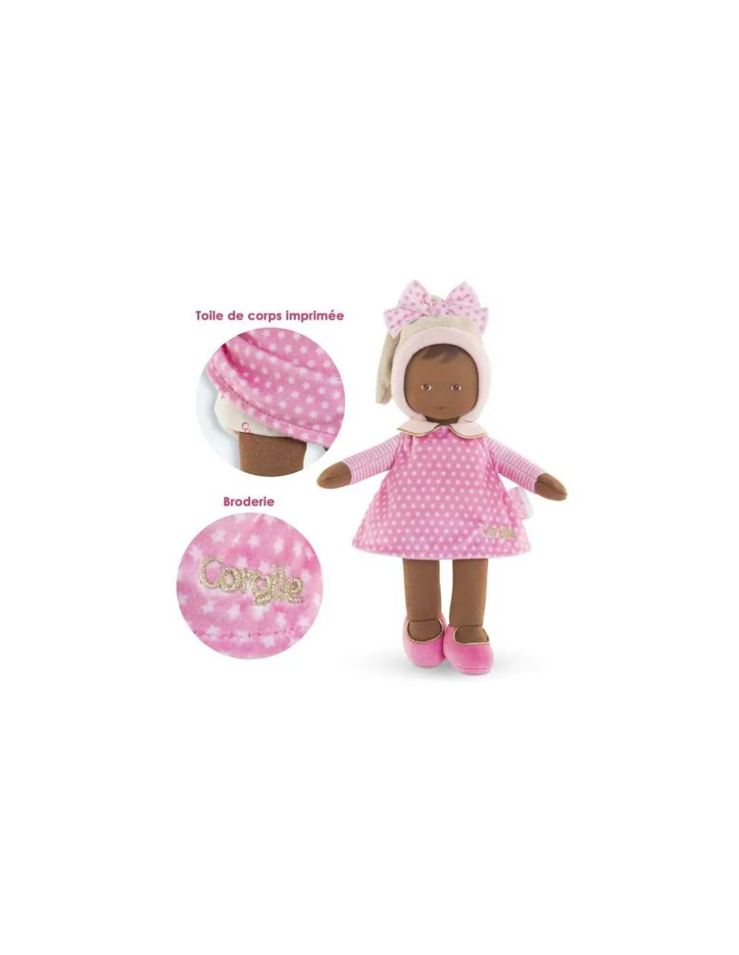 Doudou miss rose rêve d'étoiles - Corolle